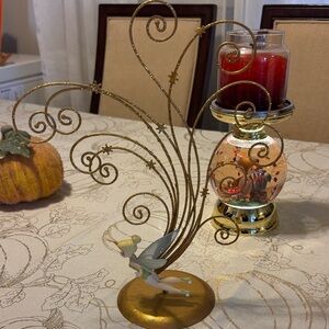 Disney Gold Fairy Candle Holder